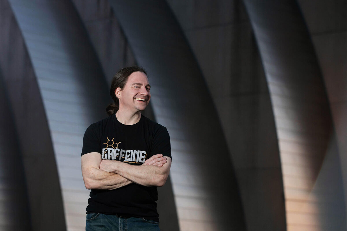 Kalre founder David Maples at the Kauffman Center in Kansas City